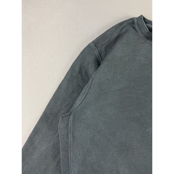 Nike Y2K Swoosh Black Crewneck Sweater 2XL Sports Gym Yoga Run Basketball - Picture 4 of 8